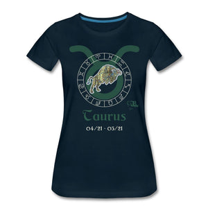 Horoscope - Taurus Women’s Premium T-Shirt | Spreadshirt 813 Showfor Inc. deep navy S 