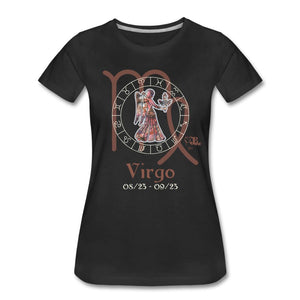 Horoscope - Virgo Women’s Premium T-Shirt | Spreadshirt 813 Showfor Inc. black S 