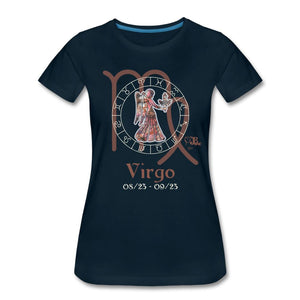 Horoscope - Virgo Women’s Premium T-Shirt | Spreadshirt 813 Showfor Inc. deep navy S 