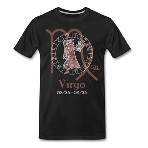 Horoscope - Virgo Men's Premium T-Shirt | Spreadshirt 812 Showfor Inc. black S 