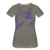 I Love The Color Purple - T-shirt Design by JB Rae Women’s Premium T-Shirt Showfor Inc. asphalt gray S 