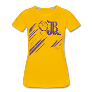 I Love The Color Purple - T-shirt Design by JB Rae Women’s Premium T-Shirt Showfor Inc. sun yellow S 