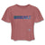 INVINCIBLE - T-shirt Design by JB Rae Women's Cropped T-Shirt | Bella+Canvas B8882 Showfor Inc. mauve S 