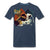 JAZZ - BUD POWELL - T-shirt Design by JB Rae Men's Premium T-Shirt Showfor Inc. navy S 
