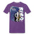 JAZZ - CHARLIE PARKER - T-shirt Design by JB Rae Men's Premium T-Shirt Showfor Inc. purple S 