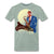 JAZZ - COLEMAN HAWKINS - T-shirt Design by JB Rae Men's Premium T-Shirt Showfor Inc. steel green S 