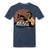 JAZZ - MILES DAVIS - T-shirt Design by JB Rae Men's Premium T-Shirt Showfor Inc. navy S 
