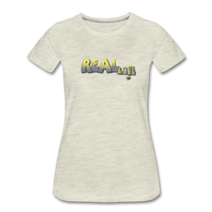 Love - Five - T-shirt Design by JB Rae Women’s Premium T-Shirt | Spreadshirt 813 Showfor Inc. heather oatmeal S 