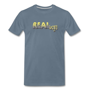 Love - Five - T-shirt Design by JB Rae Men's Premium T-Shirt | Spreadshirt 812 Showfor Inc. steel blue S 