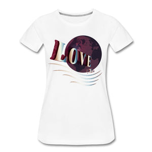 Love - Four - T-shirt Design by JB Rae Women’s Premium T-Shirt | Spreadshirt 813 Showfor Inc. white S 