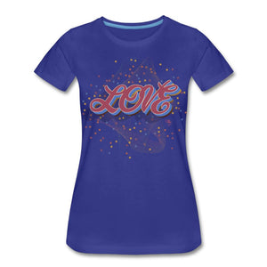 Love - One - T-shirt Design by JB Rae Women’s Premium T-Shirt | Spreadshirt 813 Showfor Inc. royal blue S 