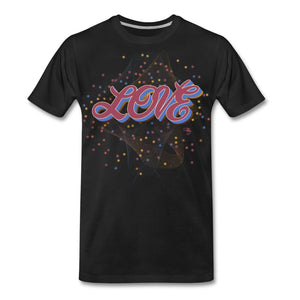 Love - One - T-shirt Design by JB Rae Men's Premium T-Shirt | Spreadshirt 812 Showfor Inc. black S 