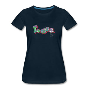 Love - Three - T-shirt Design by JB Rae Women’s Premium T-Shirt | Spreadshirt 813 Showfor Inc. deep navy S 