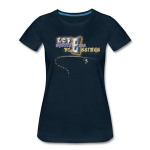 Love - Two Women’s Premium T-Shirt | Spreadshirt 813 Showfor Inc. deep navy S 