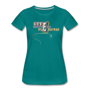 Love - Two Women’s Premium T-Shirt | Spreadshirt 813 Showfor Inc. teal S 