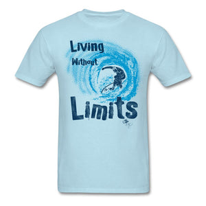 SURF FOR LIFE Men's T-Shirt Showfor Inc. powder blue S 