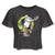 Tennis - Awesome - T-shirt Design by JB Rae Women's Cropped T-Shirt Showfor Inc. deep heather S 
