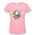 Tennis - Awesome - T-shirt Design by JB Rae Women's V-Neck T-Shirt Showfor Inc. pink S 