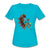 Tennis - Fifteen - T-shirt Design by JB Rae Women's Moisture Wicking Performance T-Shirt | SanMar LST350 Showfor Inc. turquoise S 