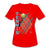 Tennis - Five - T-shirt Design by JB Rae Women's Moisture Wicking Performance T-Shirt | SanMar LST350 Showfor Inc. red S 