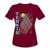 Tennis - Five - T-shirt Design by JB Rae Women's Moisture Wicking Performance T-Shirt | SanMar LST350 Showfor Inc. burgundy S 