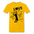 Tennis - Love - T-shirt Design by JB Rae Men's Premium T-Shirt Showfor Inc. sun yellow S 