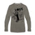 Tennis - Love - T-shirt Design by JB Rae Men's Premium Long Sleeve T-Shirt Showfor Inc. asphalt gray S 