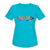 Tennis - Seventeen - T-shirt Design by JB Rae Women's Moisture Wicking Performance T-Shirt | SanMar LST350 Showfor Inc. turquoise S 