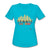 Tennis - Sixteen - T-shirt Design by JB Rae Women's Moisture Wicking Performance T-Shirt | SanMar LST350 Showfor Inc. turquoise S 