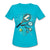 Tennis - Ten - T-shirt Design by JB Rae Women's Moisture Wicking Performance T-Shirt | SanMar LST350 Showfor Inc. turquoise S 