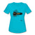 Tennis - Thirteen - T-shirt Design by JB Rae Women's Moisture Wicking Performance T-Shirt | SanMar LST350 Showfor Inc. turquoise S 