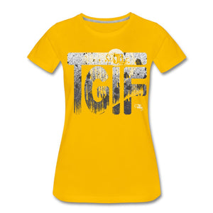 TGIF One Women’s Premium T-Shirt | Spreadshirt 813 Showfor Inc. sun yellow S 