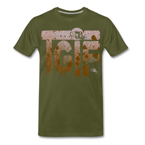 TGIF Two Men's Premium T-Shirt | Spreadshirt 812 Showfor Inc. olive green S 