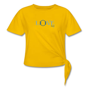 Workout 1 Women's Knotted T-Shirt | Spreadshirt 1404 Showfor Inc. sun yellow S 