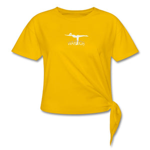 Workout 2 Women's Knotted T-Shirt | Spreadshirt 1404 Showfor Inc. sun yellow S 